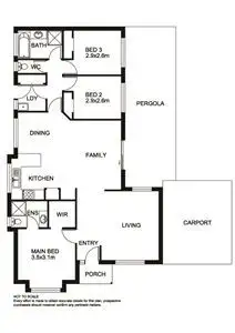 Floorplan of Homely house listing, 3 Rundle Drive, Carrum Downs VIC 3201