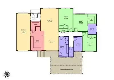 Floorplan of Homely house listing, 6 Watson Drive, Mount Pleasant VIC 3350
