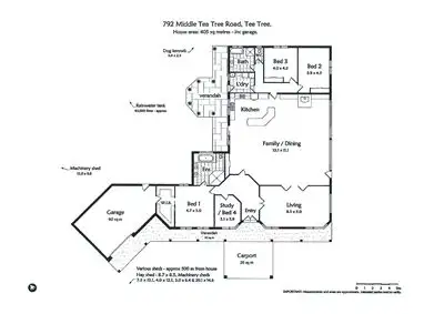 Floorplan of Homely house listing, 792 Middle Tea Tree Road, Tea Tree TAS 7017