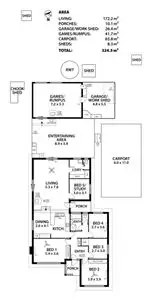 Floorplan of Homely house listing, 5 Springhead Road, Mount Torrens SA