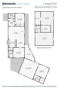 Floorplan of Homely house listing, 1 Waggs Road, Mountain River TAS 7109
