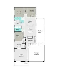 Floorplan of Homely rural property listing, 141 Kennedys Road, Smythes Creek VIC 3351