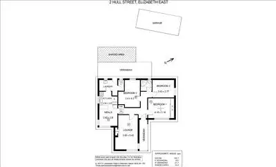 Floorplan of Homely house listing, 2 Hull Street, Elizabeth East SA 5112