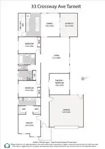 Floorplan of Homely house listing, 33 Crossway Avenue, Tarneit VIC 3029