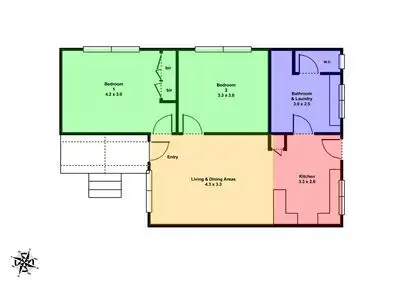 Floorplan of Homely unit listing, 1/26 Bacchus Road, Mount Clear VIC 3350