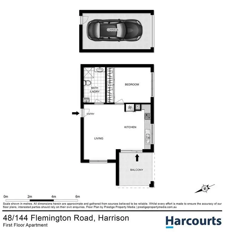 Floorplan of Homely apartment listing, 48/144 Flemington road, Harrison ACT 2914