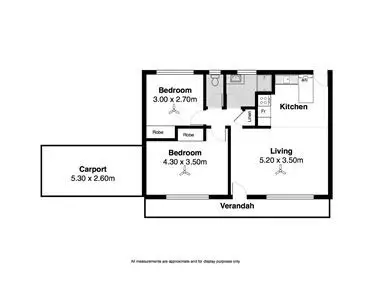 Floorplan of Homely flat listing, 1/18 North Terrace, Port Elliot SA 5212