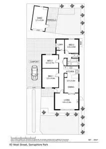 Floorplan of Homely house listing, 40 West Street, Semaphore Park SA 5019