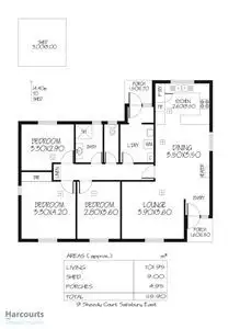 Floorplan of Homely house listing, 9 Sheedy Court, Salisbury East SA 5109