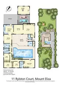 Floorplan of Homely house listing, 11 Rylston Crt, Mount Eliza VIC 3930
