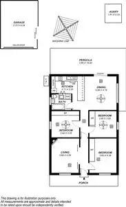 Floorplan of Homely house listing, 54 Eaton Street, Cumberland Park SA 5041