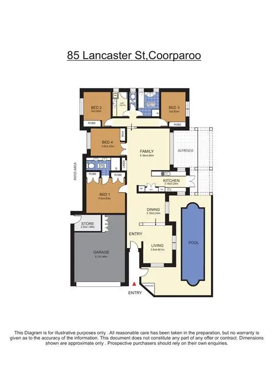 Floorplan of Homely house listing, 85 Lancaster street, Coorparoo QLD 4151
