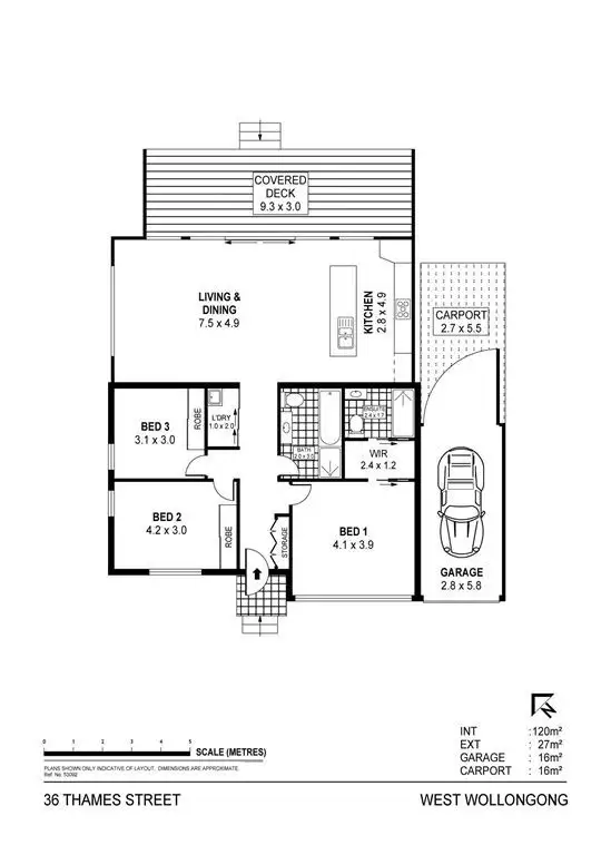 Floorplan of Homely house listing, 36 Thames Street, West Wollongong NSW 2500