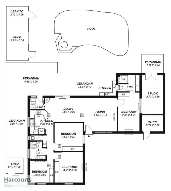 Floorplan of Homely house listing, 16 Indee Crescent, Craigmore SA 5114