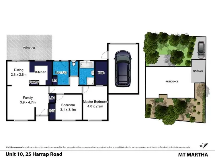 Floorplan of Homely unit listing, 10/25 Harrap Road, Mount Martha VIC 3934