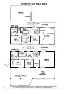 Floorplan of Homely house listing, 14 Sunnyside Avenue, Maslin Beach SA 5170