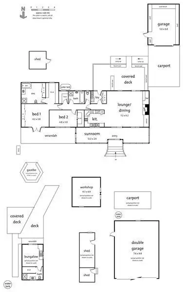 Floorplan of Homely house listing, 58 Mount Dandenong Road, Croydon VIC 3136