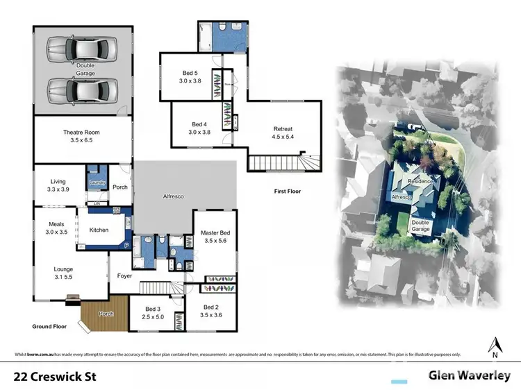 Floorplan of Homely house listing, 22 Creswick Street, Glen Waverley VIC 3150