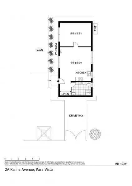 Floorplan of Homely studio listing, 2B Kalina Avenue, Para Vista SA 5093