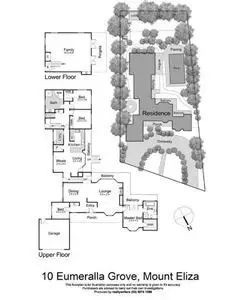 Floorplan of Homely house listing, 10 Eumeralla Grove, Mount Eliza VIC 3930