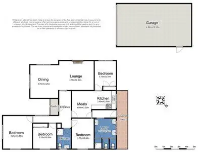 Floorplan of Homely house listing, 8 Dallimore Court, Noble Park VIC 3174