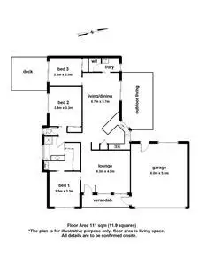 Floorplan of Homely house listing, 12 Emma Court, Berwick VIC 3806