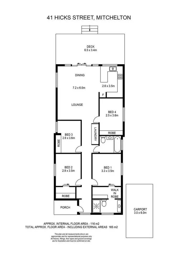 Floorplan of Homely house listing, 41 Hicks Street, Mitchelton QLD 4053