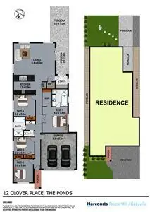 Floorplan of Homely house listing, 12 Clover Place, The Ponds NSW 2769