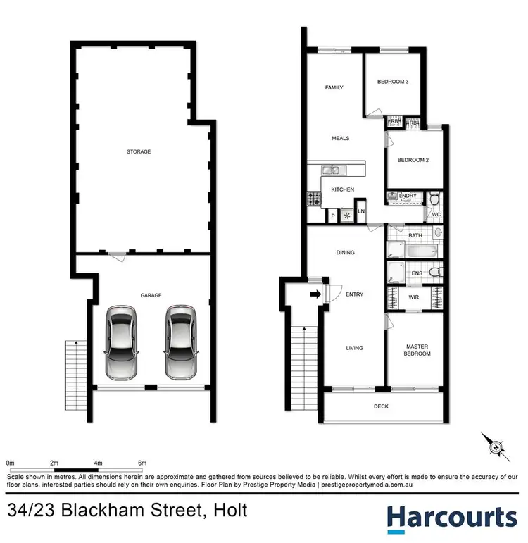Floorplan of Homely townhouse listing, 34/23 Blackham Street, Holt ACT 2615