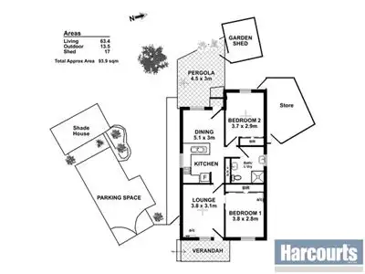 Floorplan of Homely house listing, 35 The Lane, Ohalloran Hill SA 5158