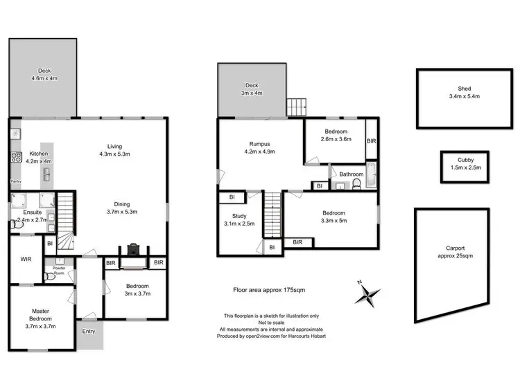 Floorplan of Homely house listing, 38 Congress Street, South Hobart TAS 7004