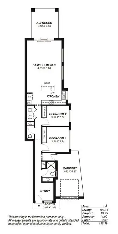 Floorplan of Homely house listing, 1-4/896 Marion Road, Sturt SA 5047