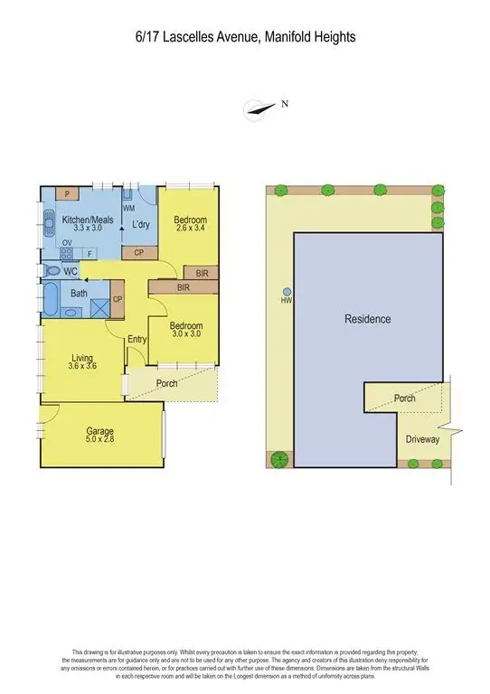 Floorplan of Homely unit listing, 6/17 Lascelles Avenue, Manifold Heights VIC 3218