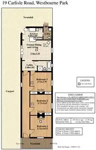 Floorplan of Homely house listing, 19 Carlisle Road, Westbourne Park SA 5041