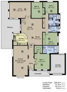 Floorplan of Homely house listing, 1 Silverwood Drive, Mount Barker SA 5251