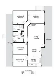 Floorplan of Homely house listing, 17 Hardwicke Close, Point Turton SA 5575