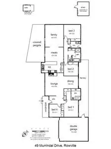 Floorplan of Homely house listing, 49 Murrindal Drive, Rowville VIC 3178