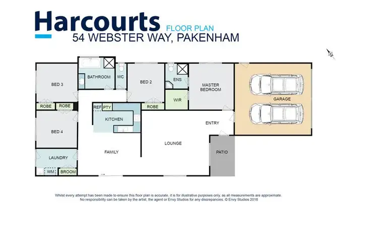 Floorplan of Homely house listing, 54 Webster Way, Pakenham VIC 3810