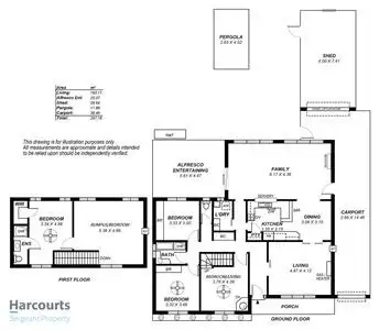 Floorplan of Homely house listing, 28 Vida Avenue, Redwood Park SA 5097