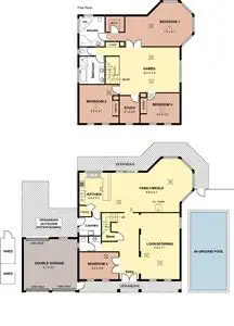 Floorplan of Homely house listing, 14 Treetop Rise, Chandlers Hill SA 5159