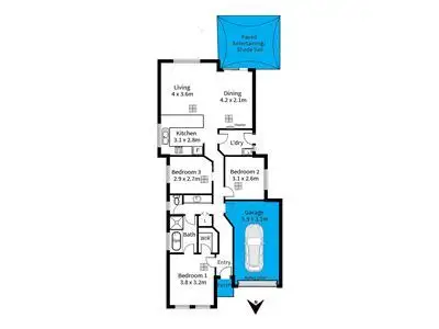 Floorplan of Homely house listing, 59 Daveys Road, Flagstaff Hill SA 5159