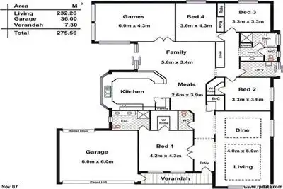 Floorplan of Homely house listing, 8 Sandpiper Way, Hewett SA