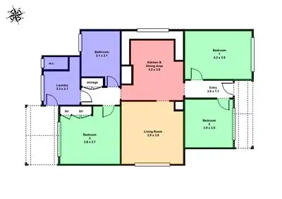 Floorplan of Homely house listing, 16 Alexandra Street, Sebastopol VIC