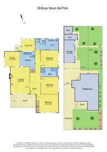 Floorplan of Homely house listing, 39 Bruce Street, Bell Park VIC 3215