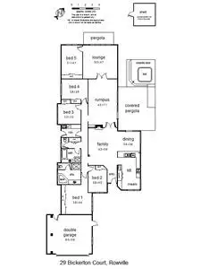 Floorplan of Homely house listing, 29 Bickerton Court, Rowville VIC 3178