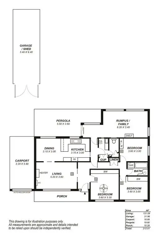 Floorplan of Homely house listing, 15 Eden Avenue, Bellevue Heights SA 5050