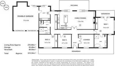 Floorplan of Homely house listing, 11 Wycombe Road, Aldgate SA 5154