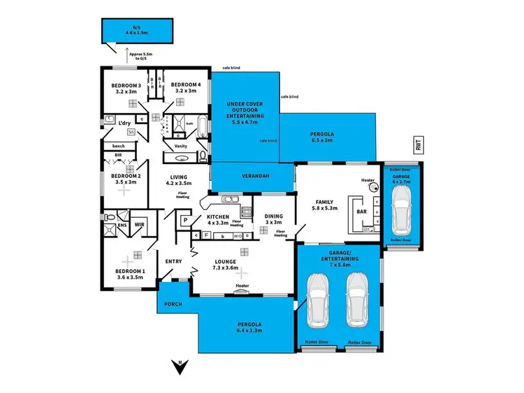 Floorplan of Homely house listing, 9 Birman Crescent, Flagstaff Hill SA 5159