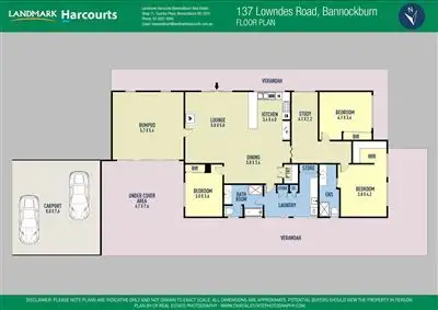 Floorplan of Homely house listing, 137 Lowndes Road, Bannockburn VIC 3331