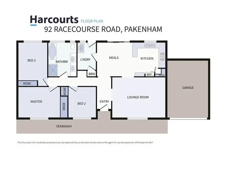 Floorplan of Homely house listing, 92 Racecourse Road, Pakenham VIC 3810